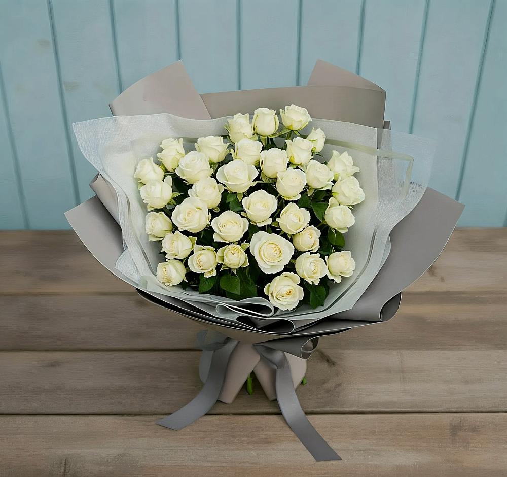 Букет Белоснежная нежность во Владимировской