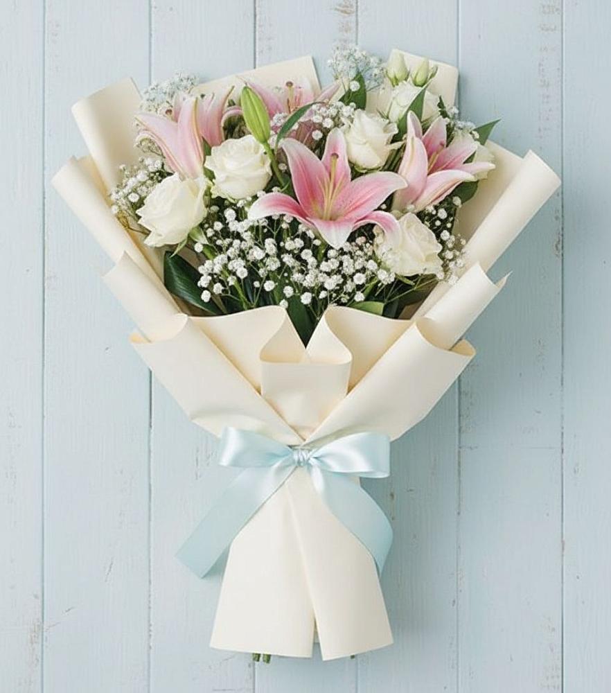 Букет цветов из: Лилии во Владимировской