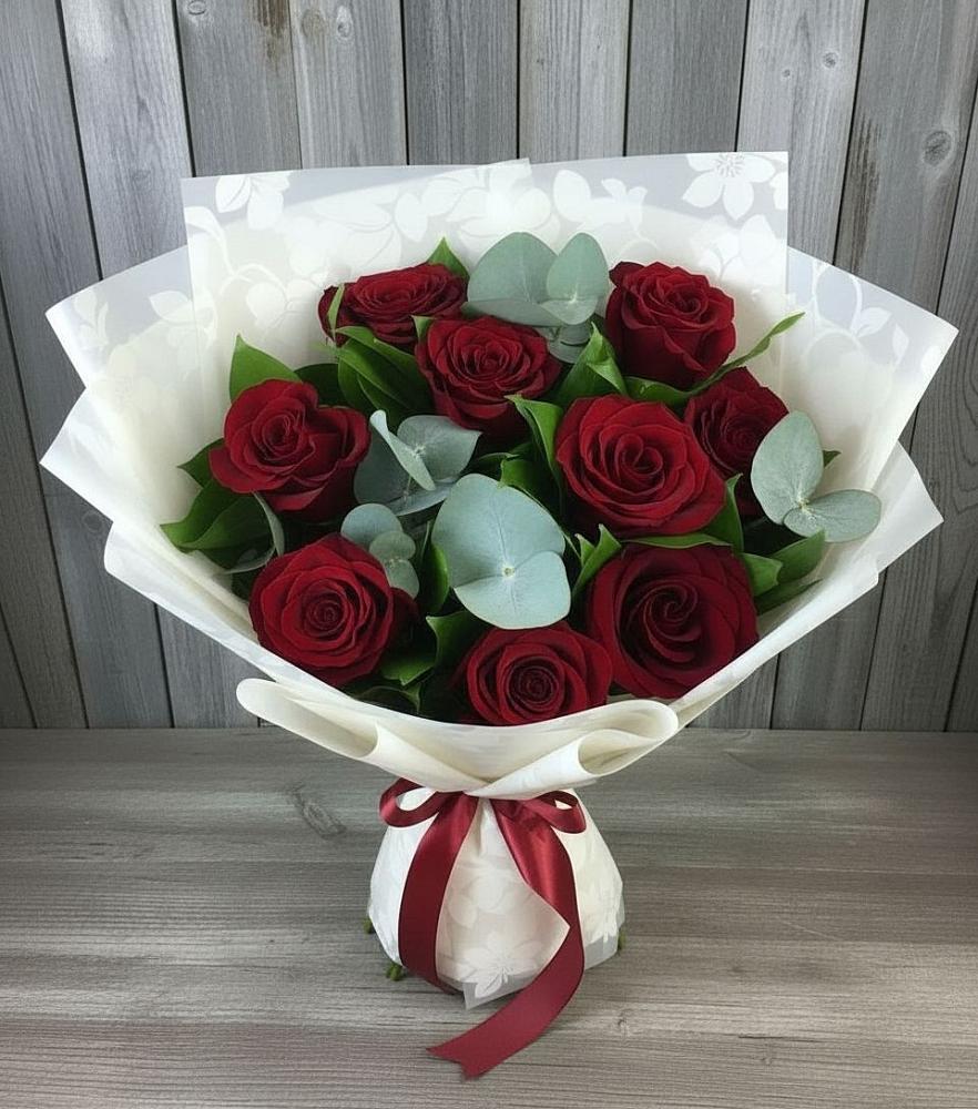 Букет цветов из: Розы во Владимировской