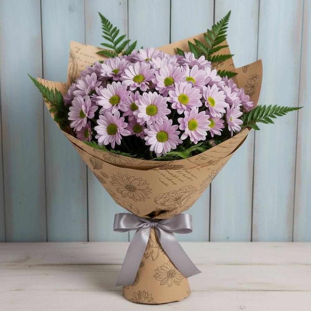Букет цветов из: Хризантемы во Владимировской