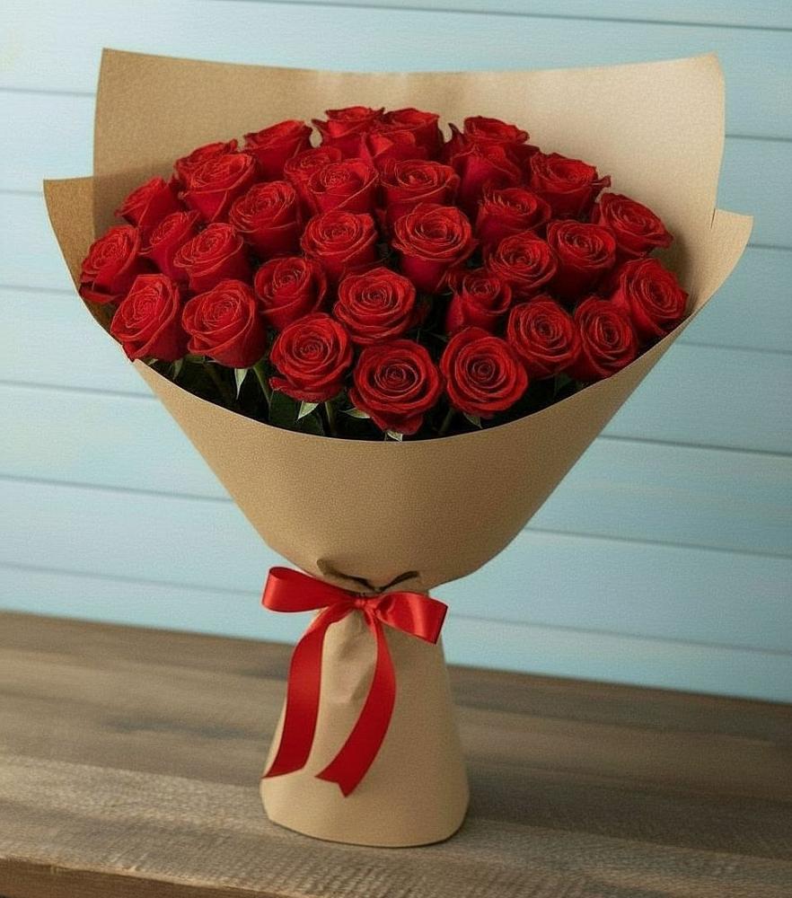 Букет Красные розы Милано во Владимировской