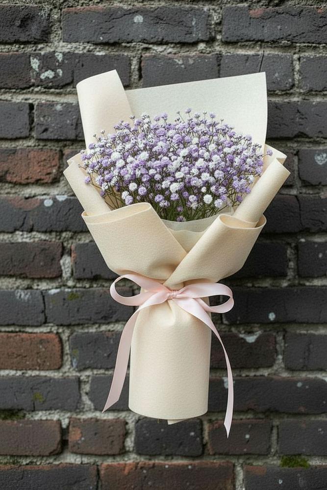 Букет цветов из: Гипсофила во Владимировской