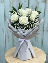 Букет цветов из:  Розы во Владимировской