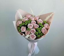 Букет цветов из:  Розы и Хризантемы #REPLACE_PRED# Владимировской
