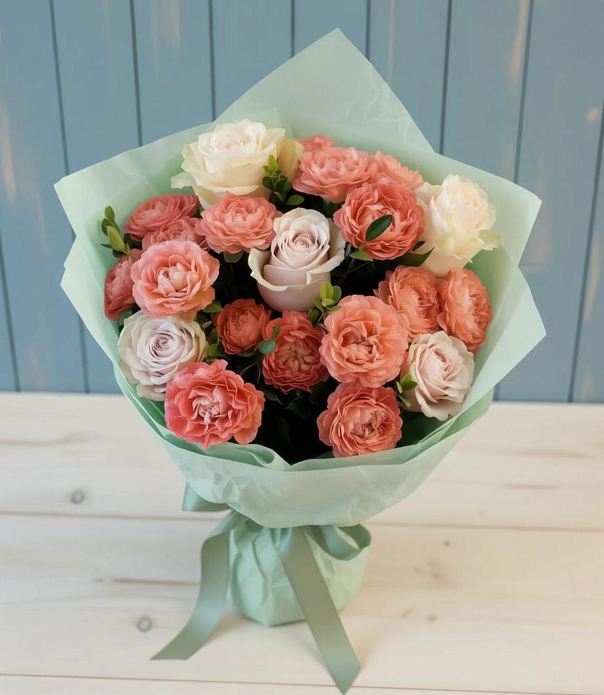 Букет цветов из: Розы во Владимировской