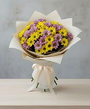 Букет цветов из:  Хризантемы во Владимировской