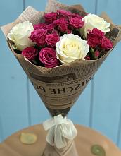 Букет цветов из:  Розы во Владимировской