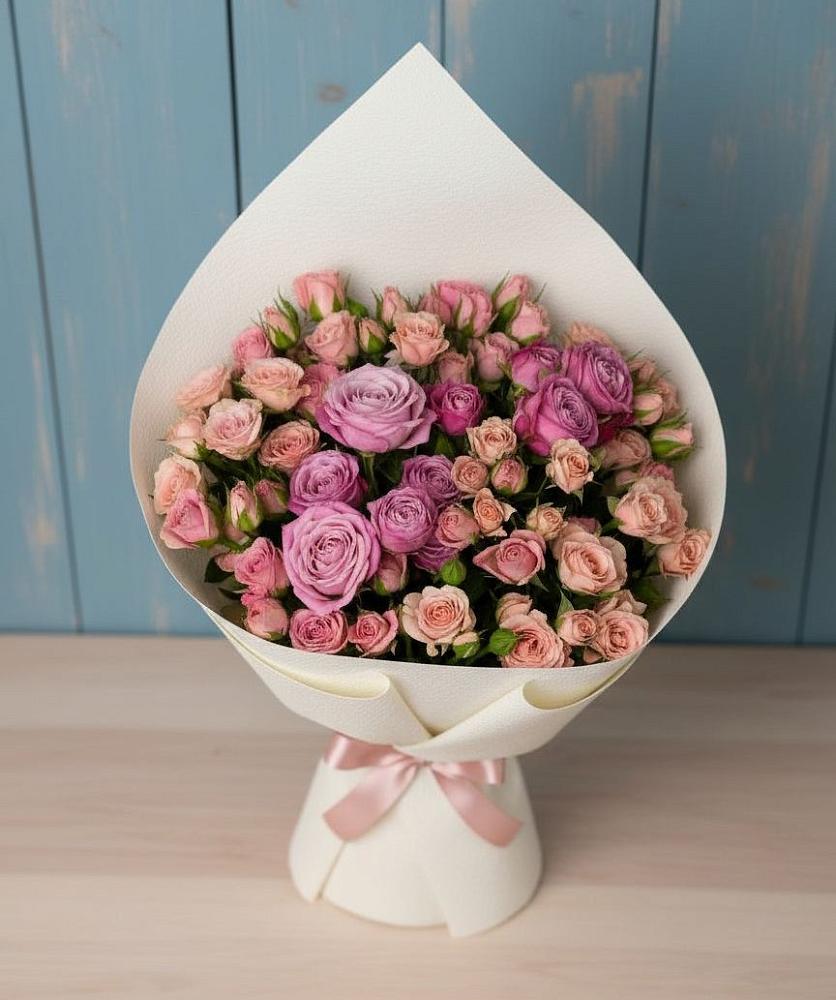 Букет цветов из: Розы во Владимировской