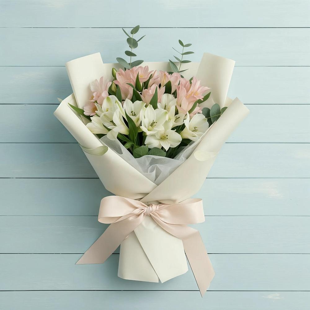 Букет цветов из: Альстромерии во Владимировской