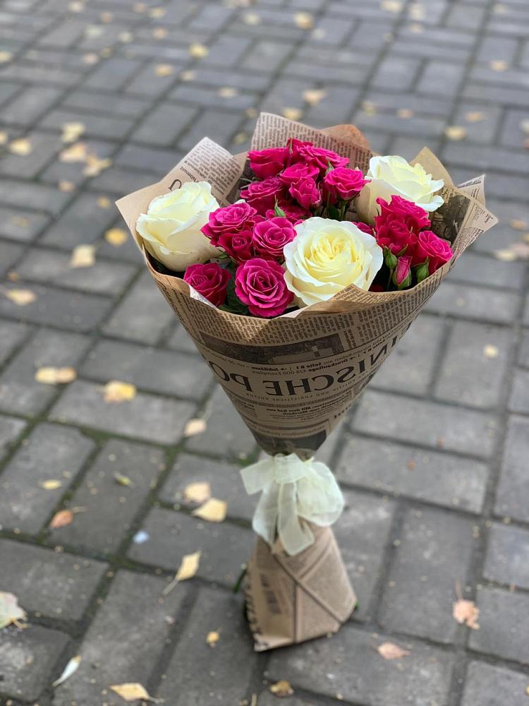 Букет цветов из: Розы во Владимировской