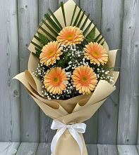 Букет цветов из:  Герберы #REPLACE_PRED# Владимировской